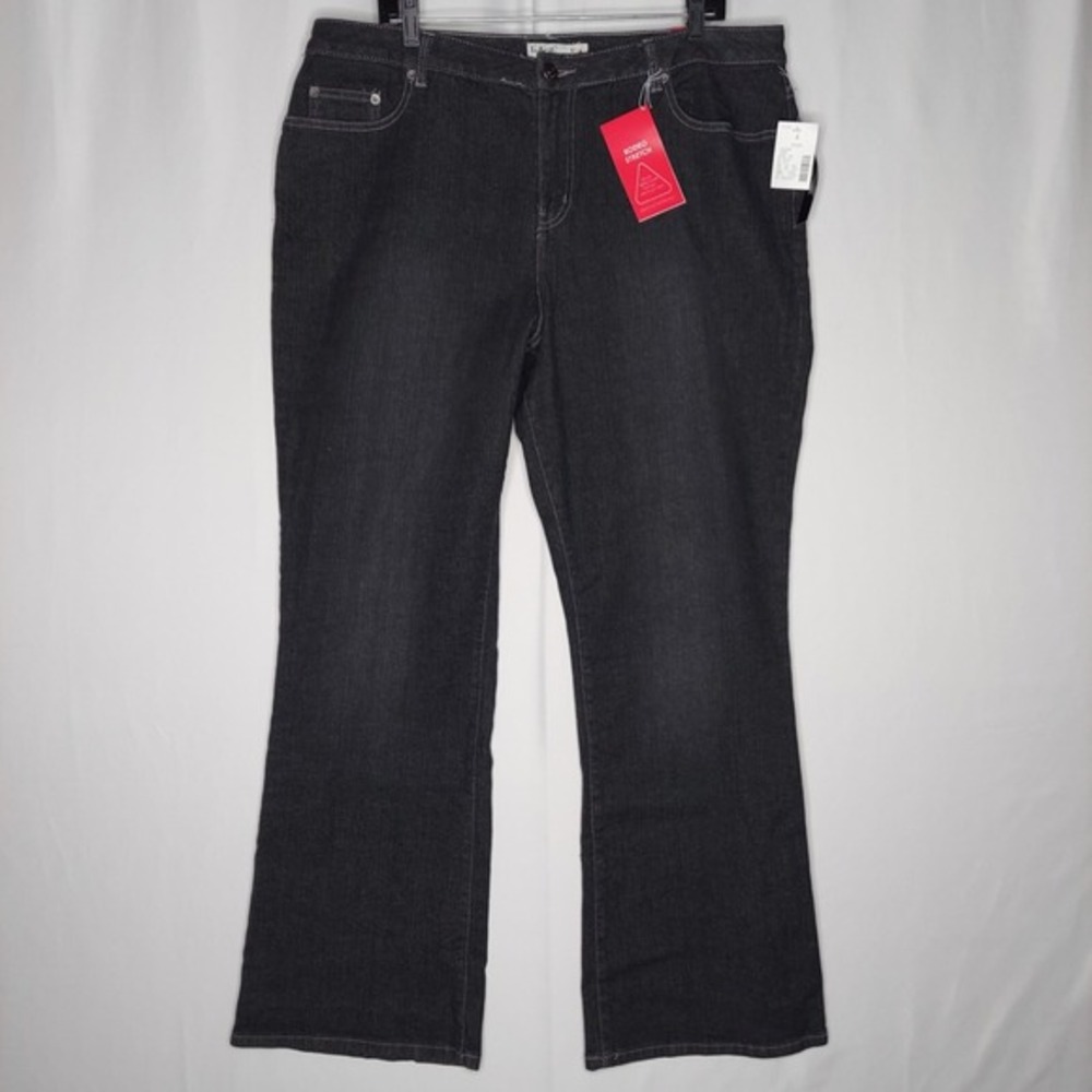 Vtg LA Blues Women Black‎ Bootcut Jeans 16 Rodeo Y2K 90s Western